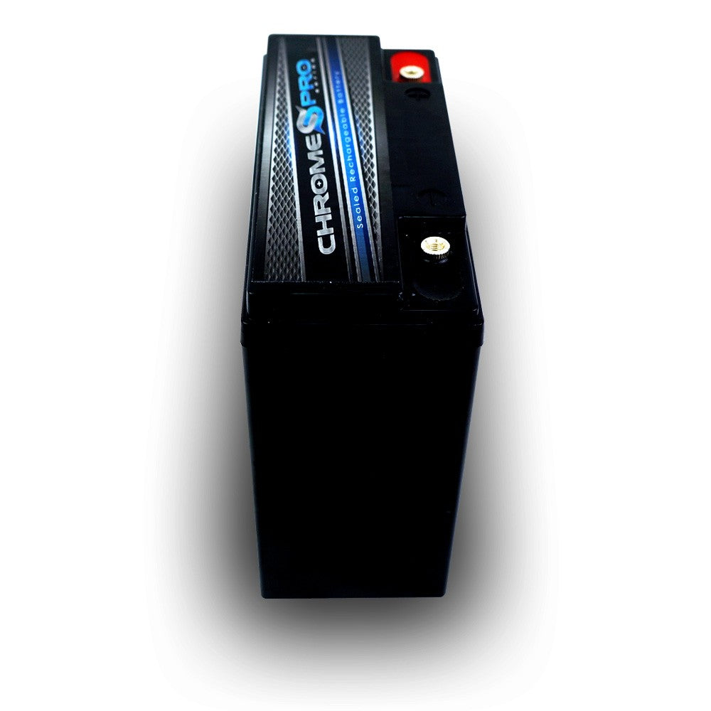 CHROME PRO BATTERY 12V 18AH Sealed Lead Acid (SLA) Battery - T6 Terminals CP-S00254