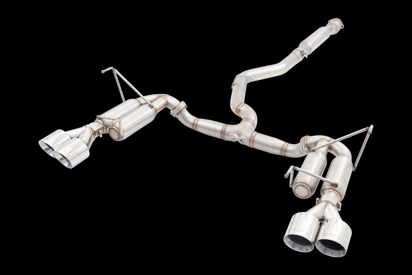 XFORCE Subaru WRX 2011- Sedan 409 3" Cat-Back System With Quad Hot Dog Rear ESSW28CS