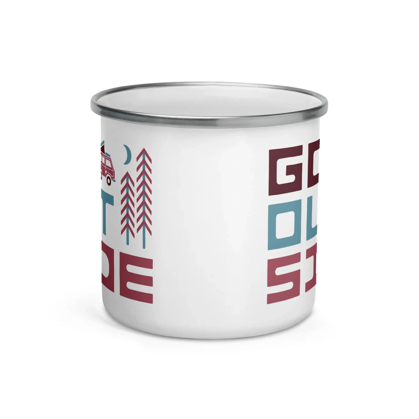 Go Outside Enamel Mug
