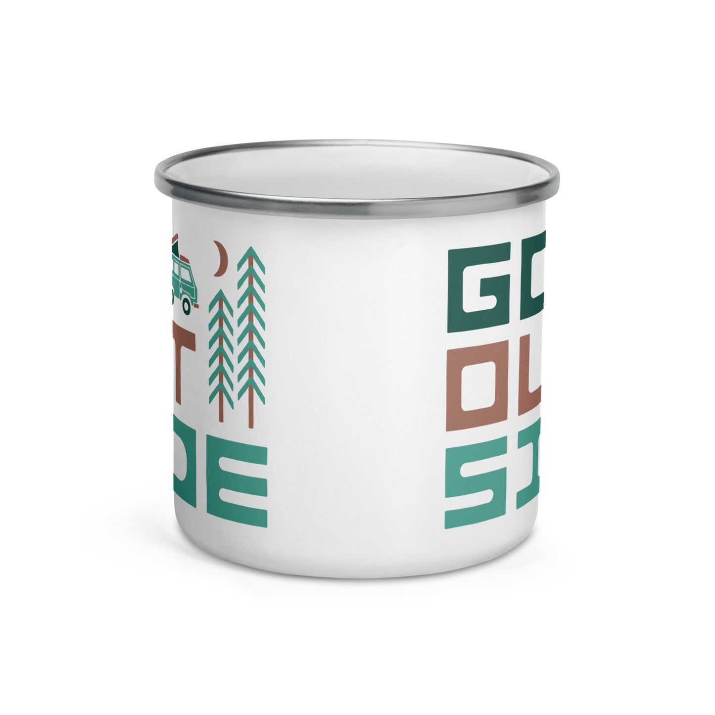 Go Outside Enamel Mug