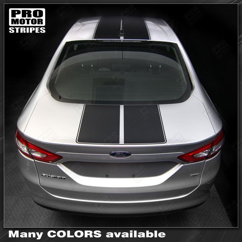 FORD FUSION 2013-2021 Over Top Hood Roof & Rear Stripes
