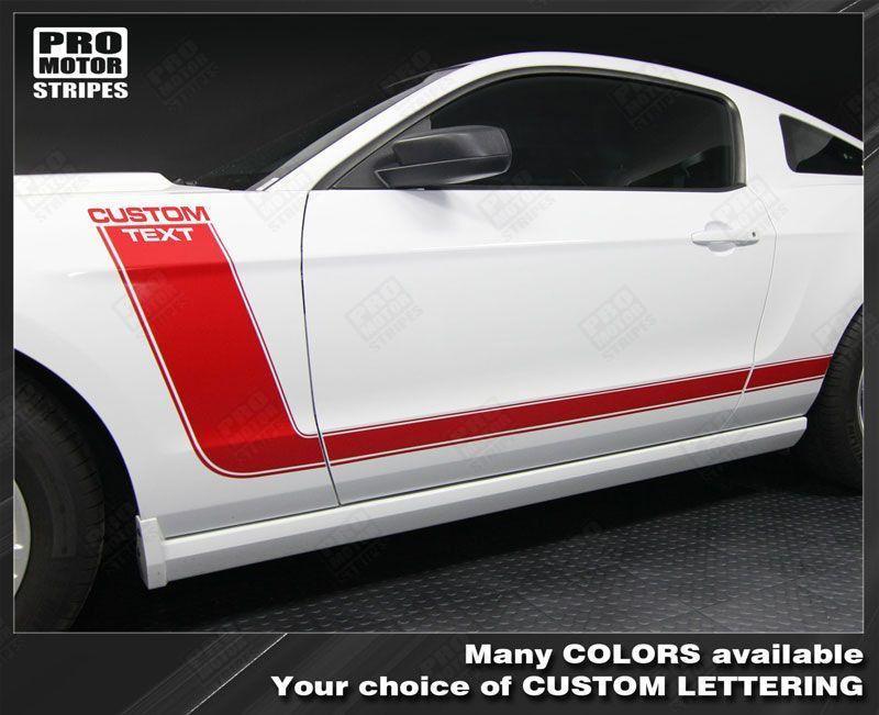Ford Mustang 2005-2014 BOSS 302 Style Side Stripes