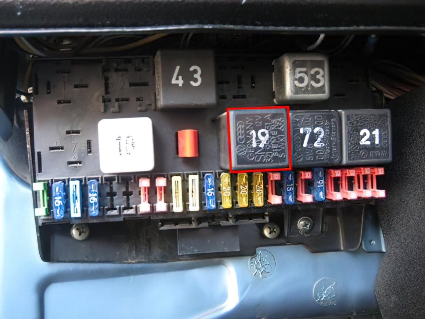 Intermittent Wiper Relay (Front)