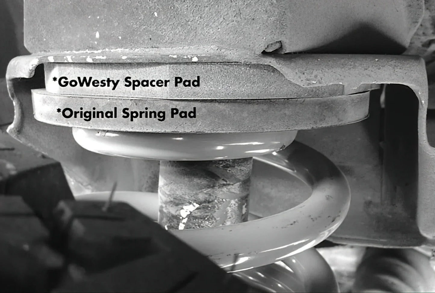 Rear Coil Spring Spacer Pad (Upper)