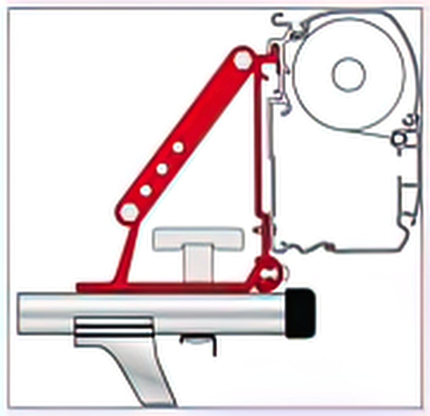 Fiamma F45i Awning Mounting Kit (For Roof Racks)