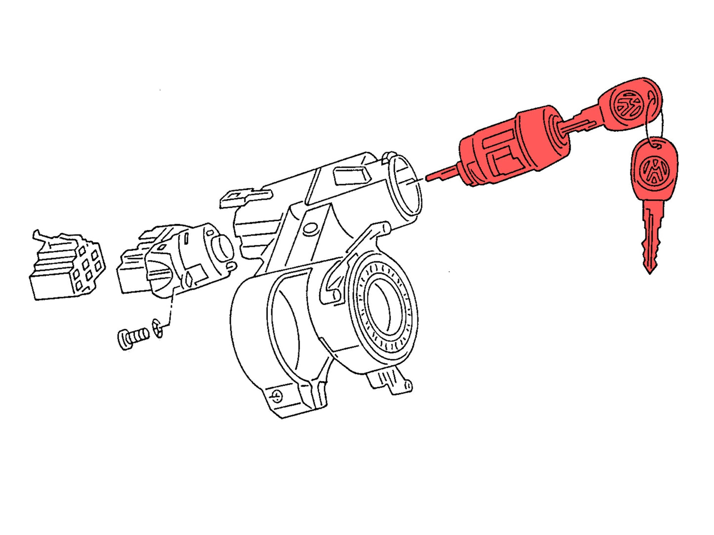 Lock Cylinder for Ignition