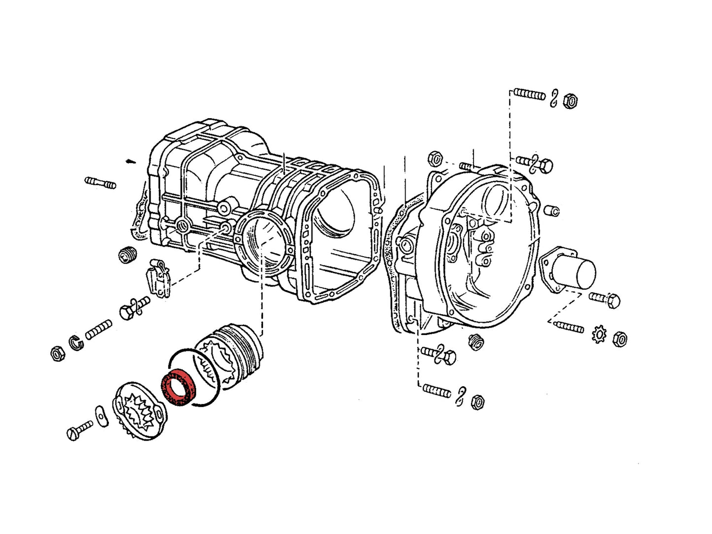 CV Joint Flange Seal (Manual Transaxle)