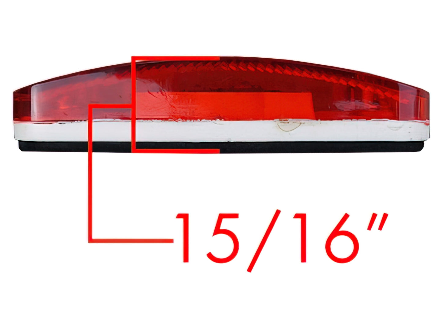LED Rear Side Marker Lens