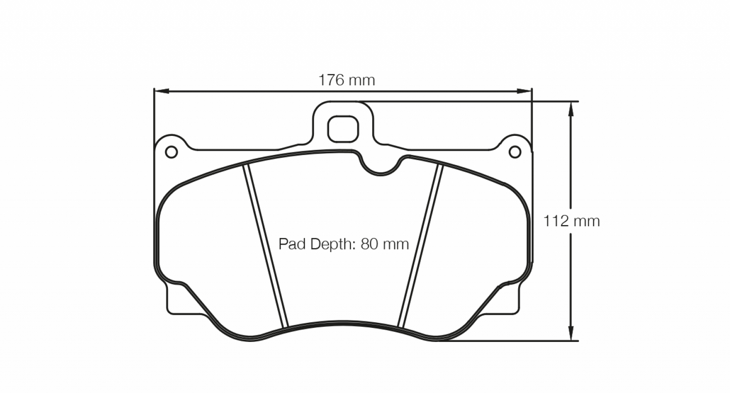 PAGID Racing Pagid Racing 8011 RST1 Compound Brake Pads 8011-RST1