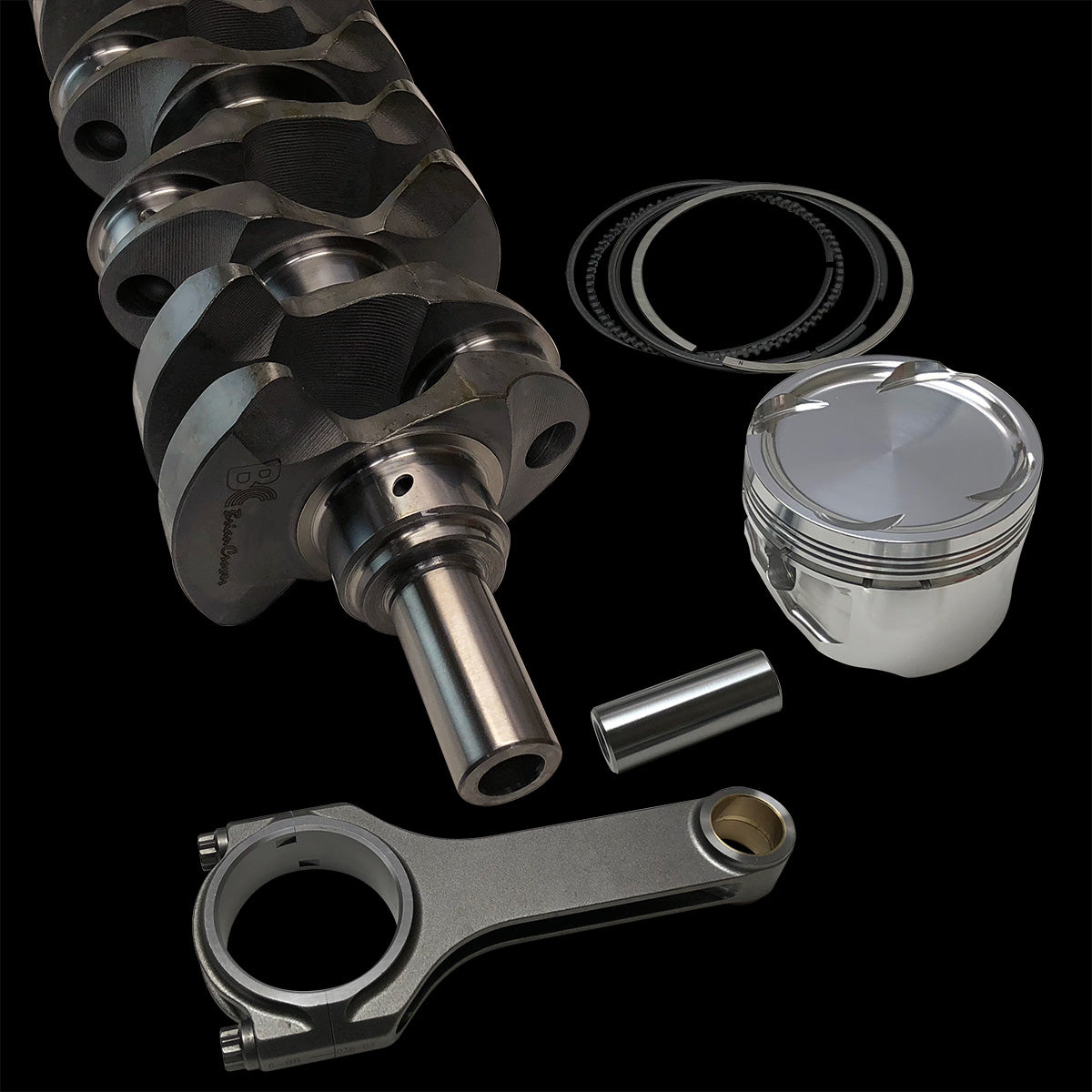 Brian Crower BC0259LW - Nissan TB48 Stroker Kit - 108mm Stroke LightWeight Crank/ProHD Series Rods (H Beam 7/16" fasteners)