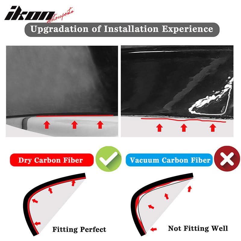 Fits 21-23 G80 M3 G82 G83 M4 X Style Front Hood Vent Dry Carbon Fiber