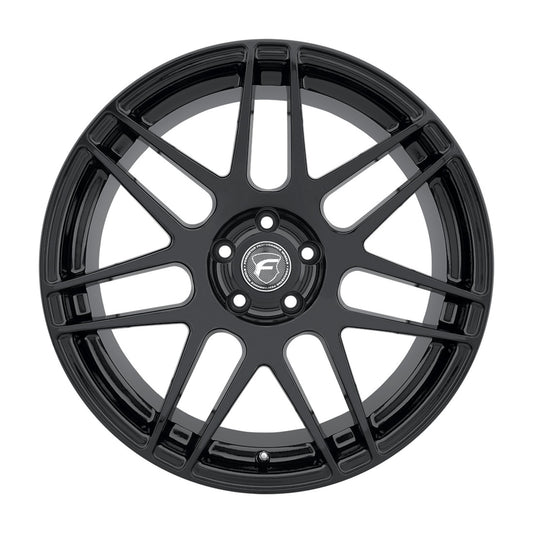 Forgestar 22x12 F14SD 5x112 ET25 BS7.5 Gloss BLK 66.56 Wheel F35122044P25