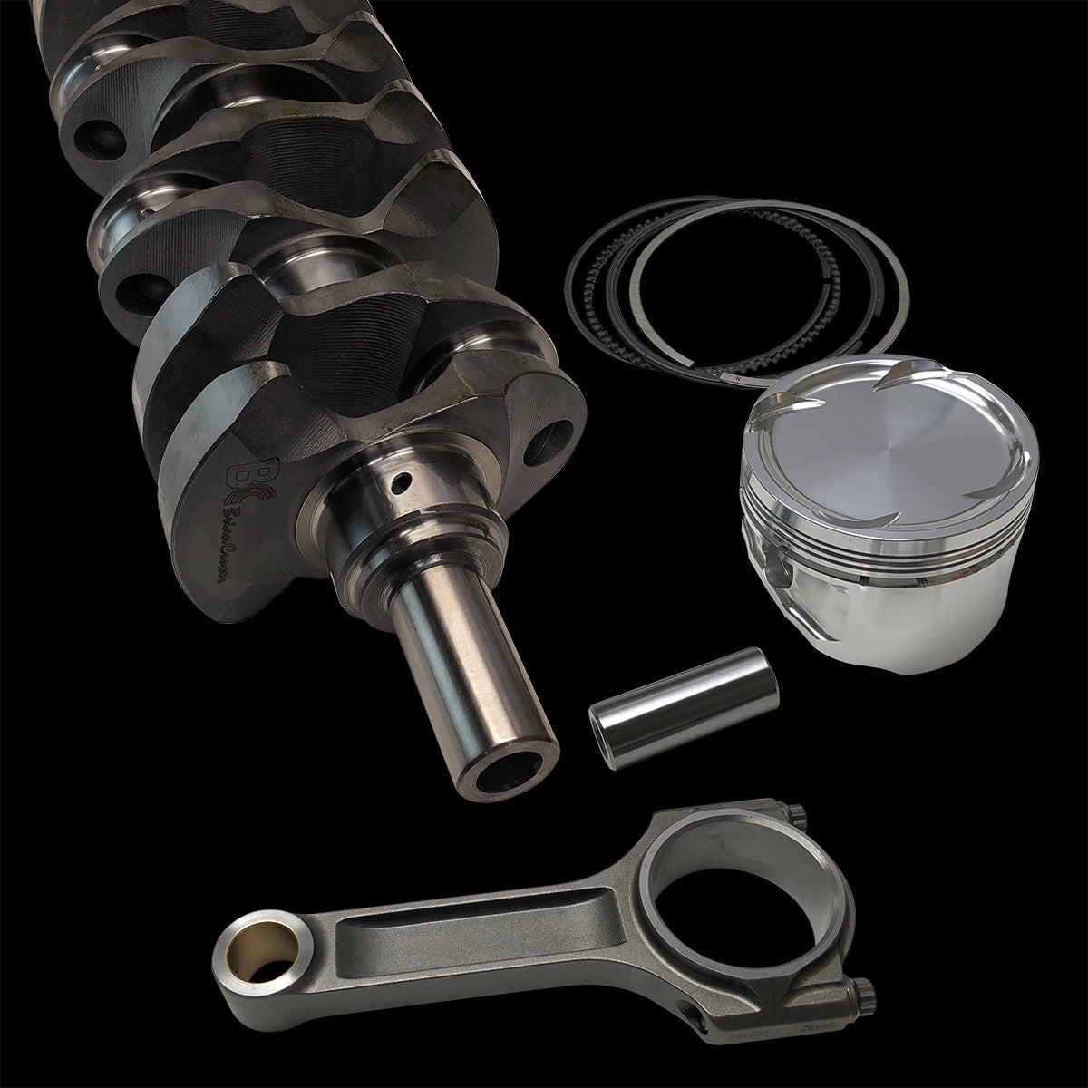 Brian Crower BC0258LW - Nissan TB48 Stroker Kit - 108mm Stroke LightWeight Crank/ProHD Series Rods (I Beam 7/16" fasteners)