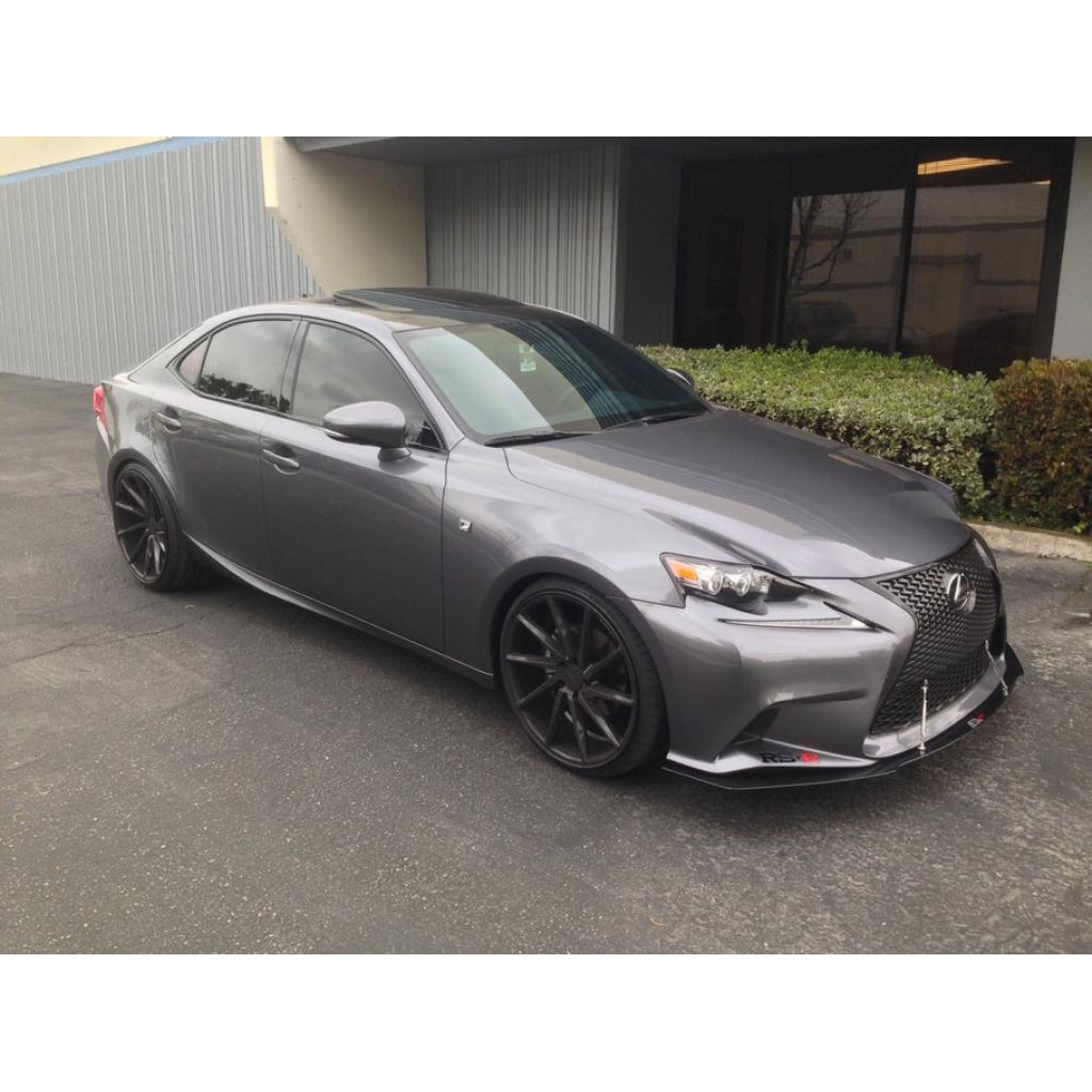Lexus IS-250 / IS-300 F Sport Bumper Carbon Fiber Front Wind Splitter 2014-2015