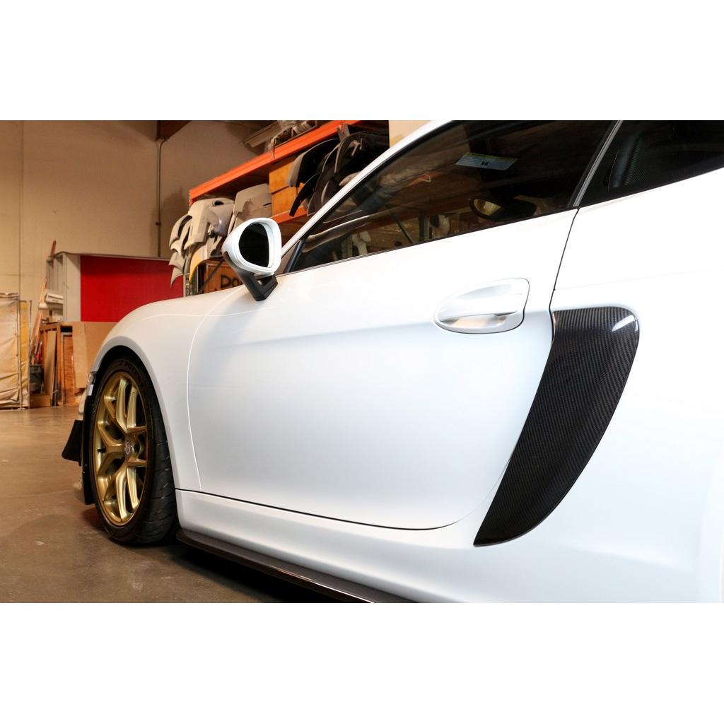 Carbon Fiber Porsche 981 Cayman GT4 Side Pod 2015-2016