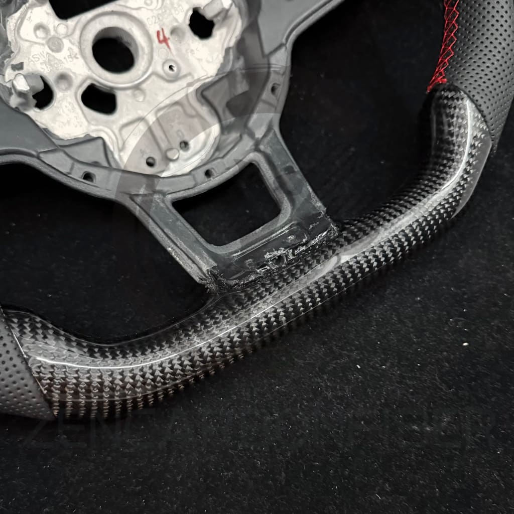 IN STOCK - 2015-2021 Volkswagen/VW Golf MK7 GTI/R/Jetta GLI DSG Carbon Fiber Steering Wheel