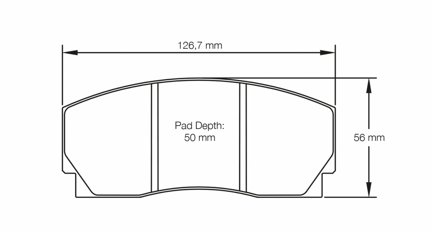 PAGID Racing Pagid Racing Lancia Stratos HF Group N4 Rally, AP Racing RSL29 Brake Pads 1269-RSL29