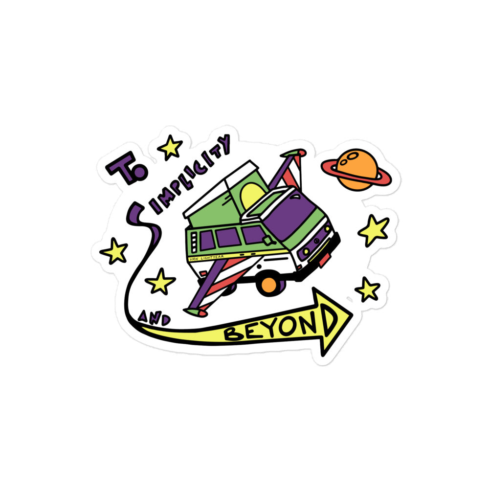 Van Lightyear Sticker