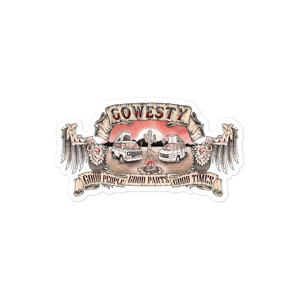 Desert Vulture Sticker