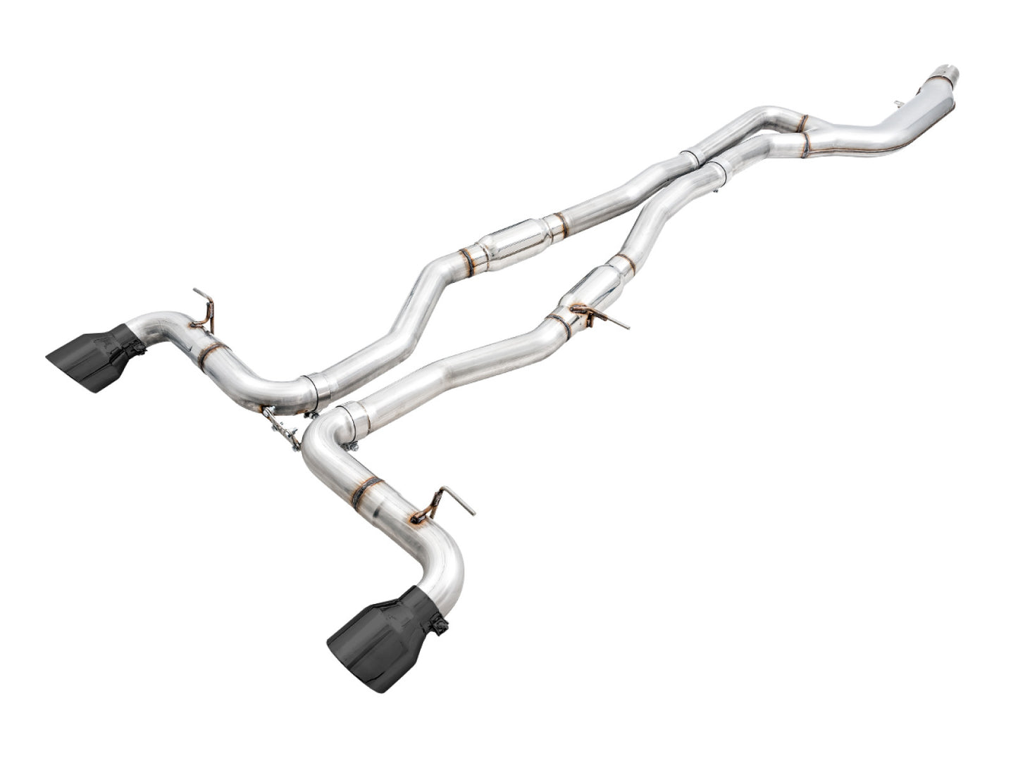AWE Tuning Track Edition Exhaust for A90 Supra - 5" Diamond Black Tips 3015-33130