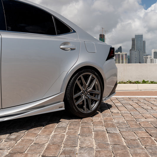 Lexus IS Base Model, F-Sport NIA side skirts lip bodykit 2017-2020 in ABS