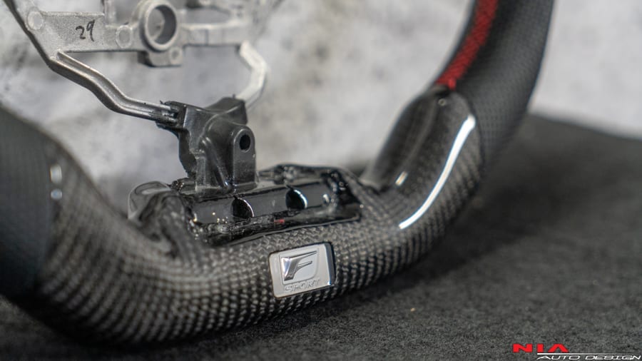 NIA Lexus IS 2014-2016 Carbon Fiber Steering Wheel IS14-STW-REG