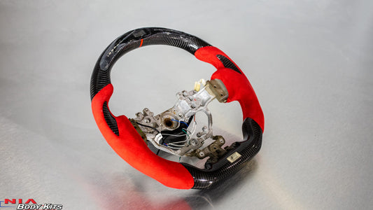 NIA Lexus IS 2017-2020 Carbon Fiber Steering Wheel With Inserts IS17-STW-CFINSRT