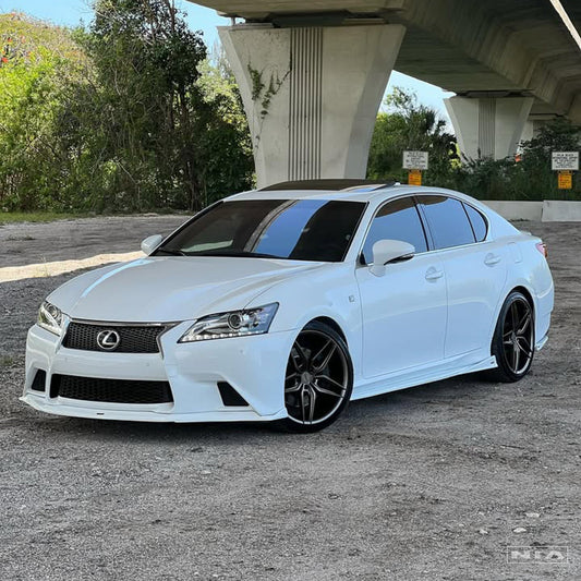 Lexus GS F-Sport NIA Front Splitter Lip bodykit 2012-2015 in ABS
