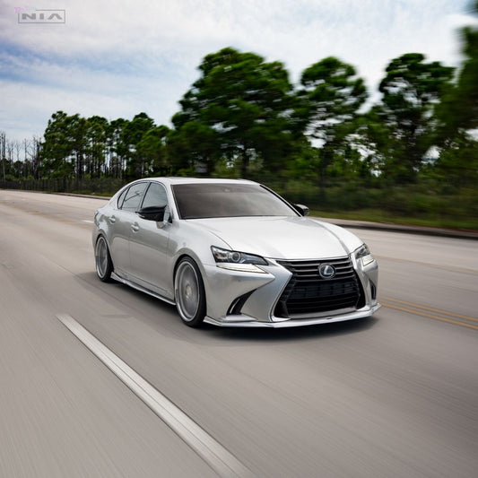 Lexus GS Base Model, F-Sport NIA Side Skirts Lip bodykit 2012-2020 in ABS