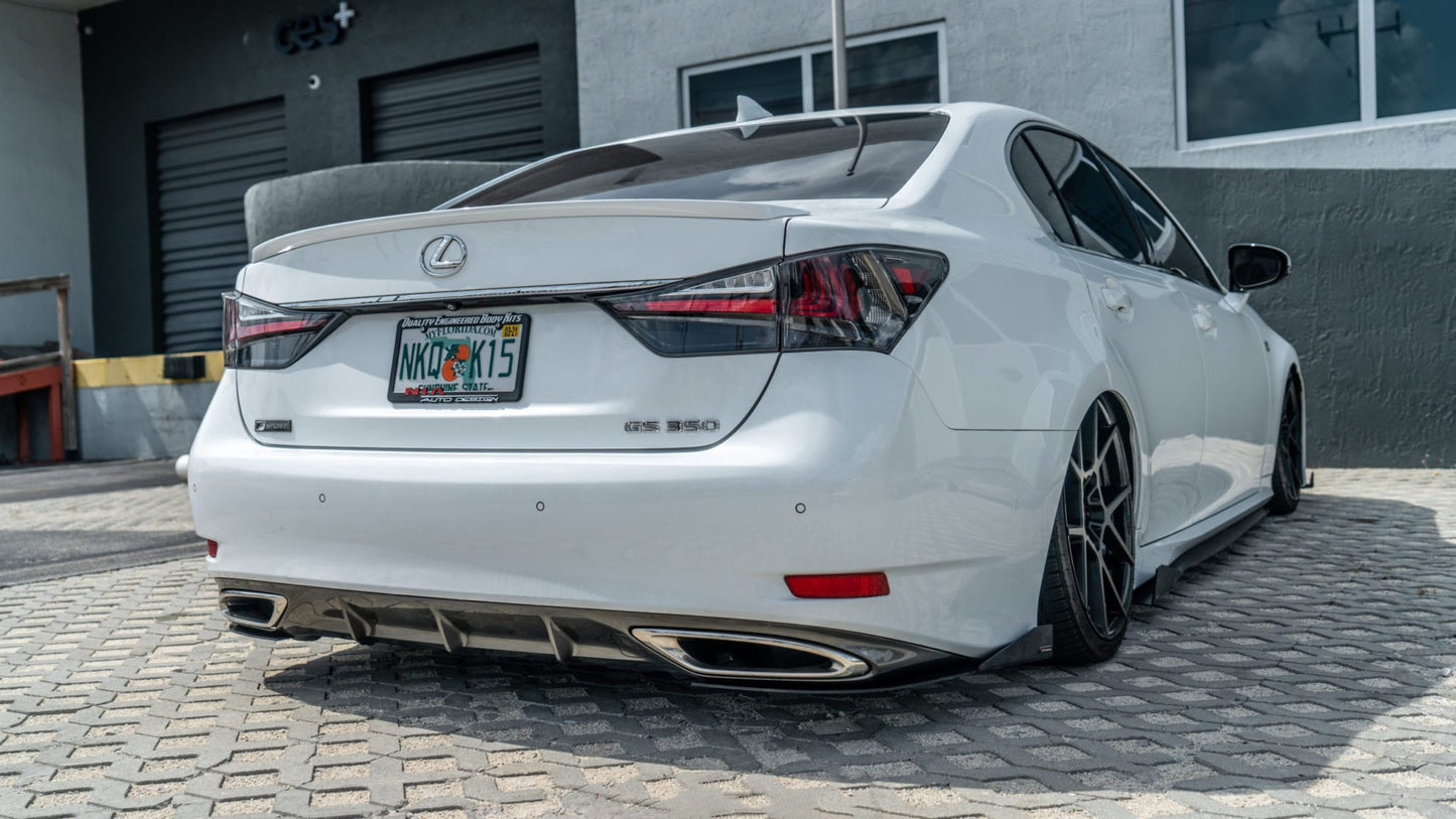 NIA Lexus GS NIA Side Skirts Sleek Splitter Lip (2013-2020) GS13-SS-SD-NF-GB