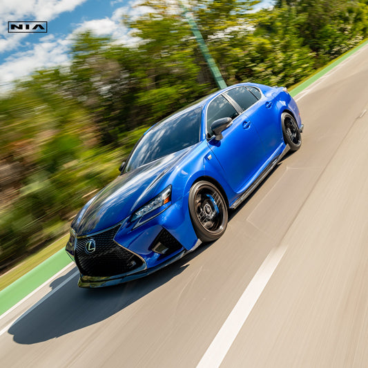 Lexus GS-F NIA Side Skirts 2016-2020 in ABS or Carbon Fiber
