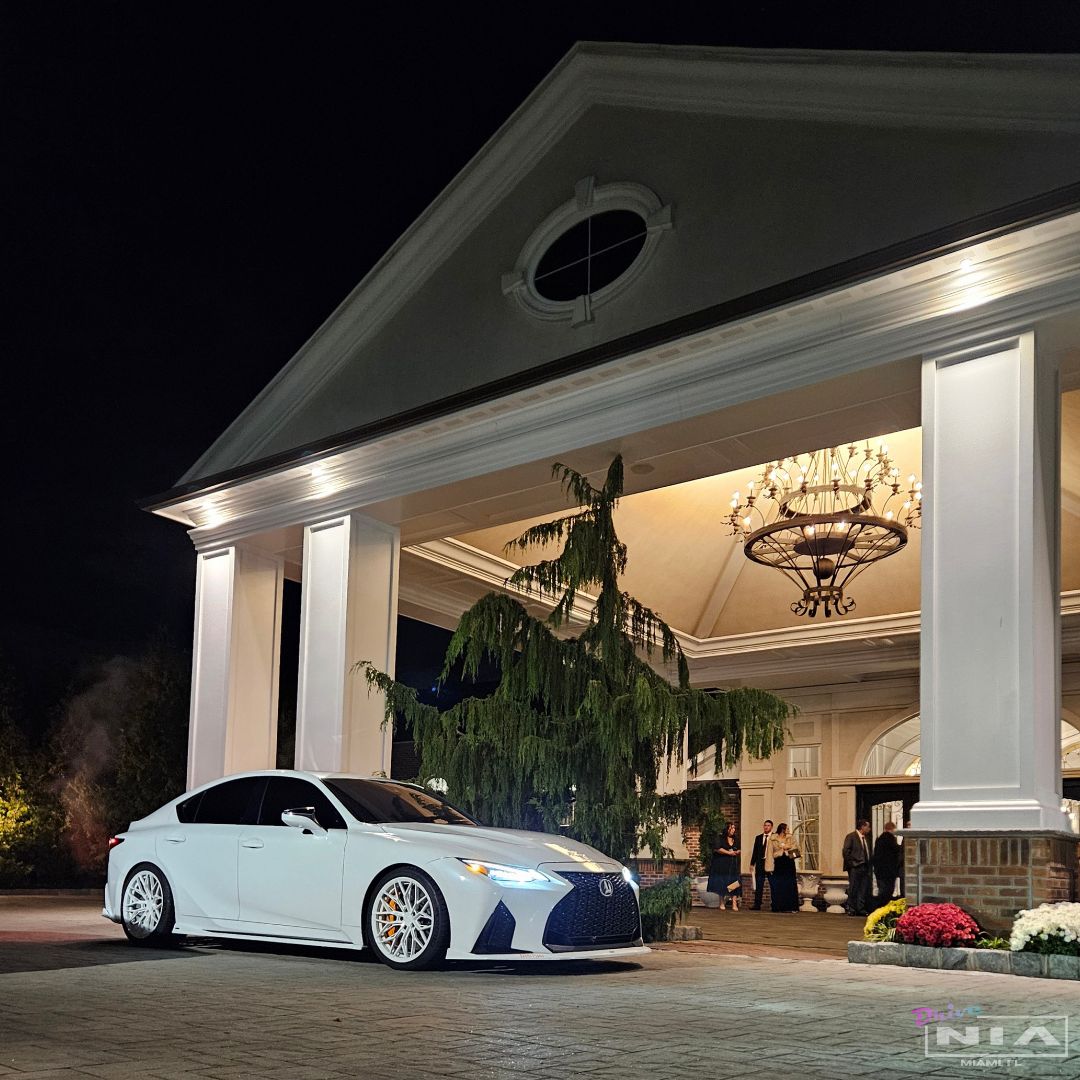 Lexus IS F-Sport NIA front splitter lip bodykit 2021-2025 in ABS or Carbon Fiber