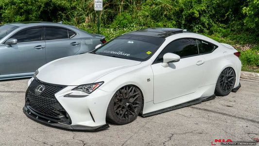 NIA Lexus RC-F NIA Carbon Fiber Side Skirts Splitter Lip (2015-19) RCF15-SD-CF