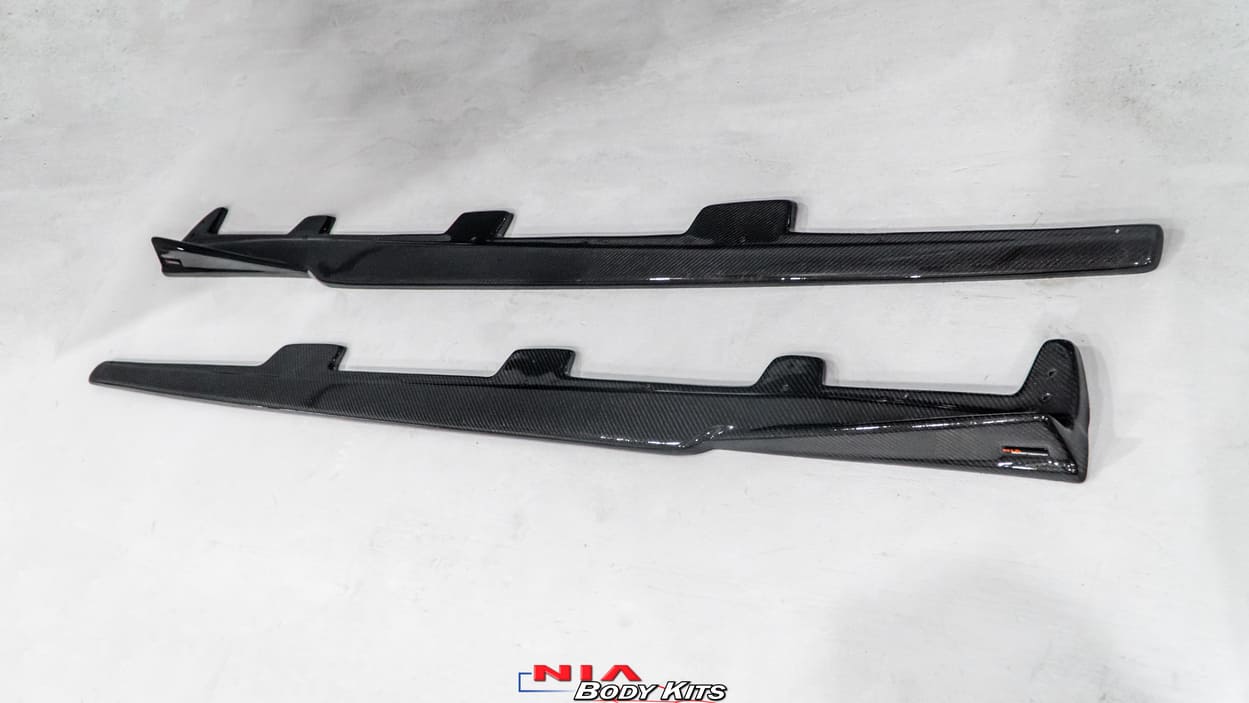 NIA Lexus RC-F NIA Carbon Fiber Side Skirts Splitter Lip (2015-19) RCF15-SD-CF