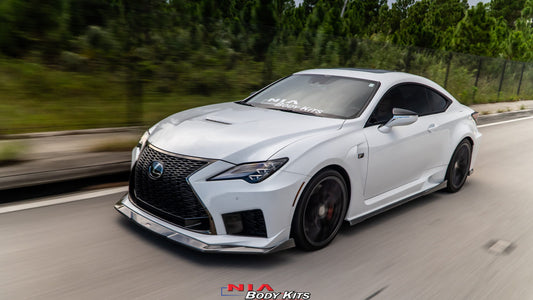 NIA Lexus RC-F NIA Carbon Fiber Side Skirts Splitter Lip (2020-22) RCF20-SD-CF