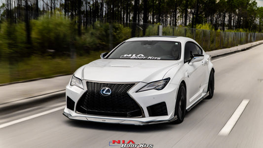 NIA Lexus RC-F NIA Carbon Fiber Front Splitter lip body Kit (2020-22) RCF20-FS-CF2
