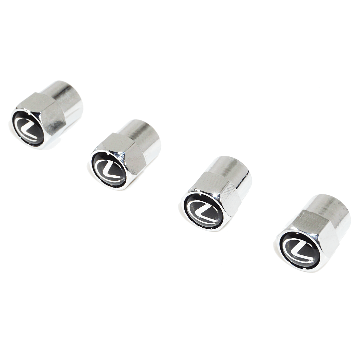 Chrome Valve Stem Tire Caps, Style: Lexus
