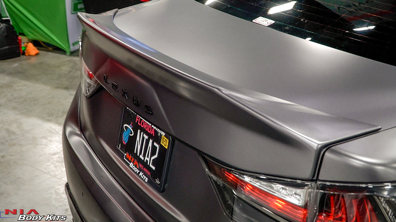 NIA Lexus GS F-Sport NIA Trunk Duck Tail Wing V2 2012-2015 GS13-SPR-RS-V2-PRM