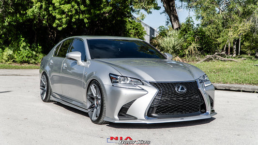 NIA Lexus GS F-Sport Front bumper NIA Splitter lip body Kit (2016-2020) GS16-SPR-FS