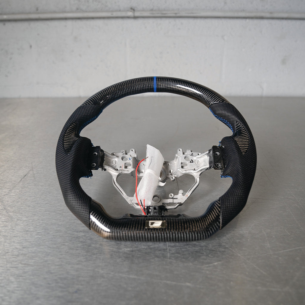 NIA Lexus IS 2006-2013 F-Sport Carbon Fiber Steering Wheel With Inserts IS06-SPR-STW-CFINSRT