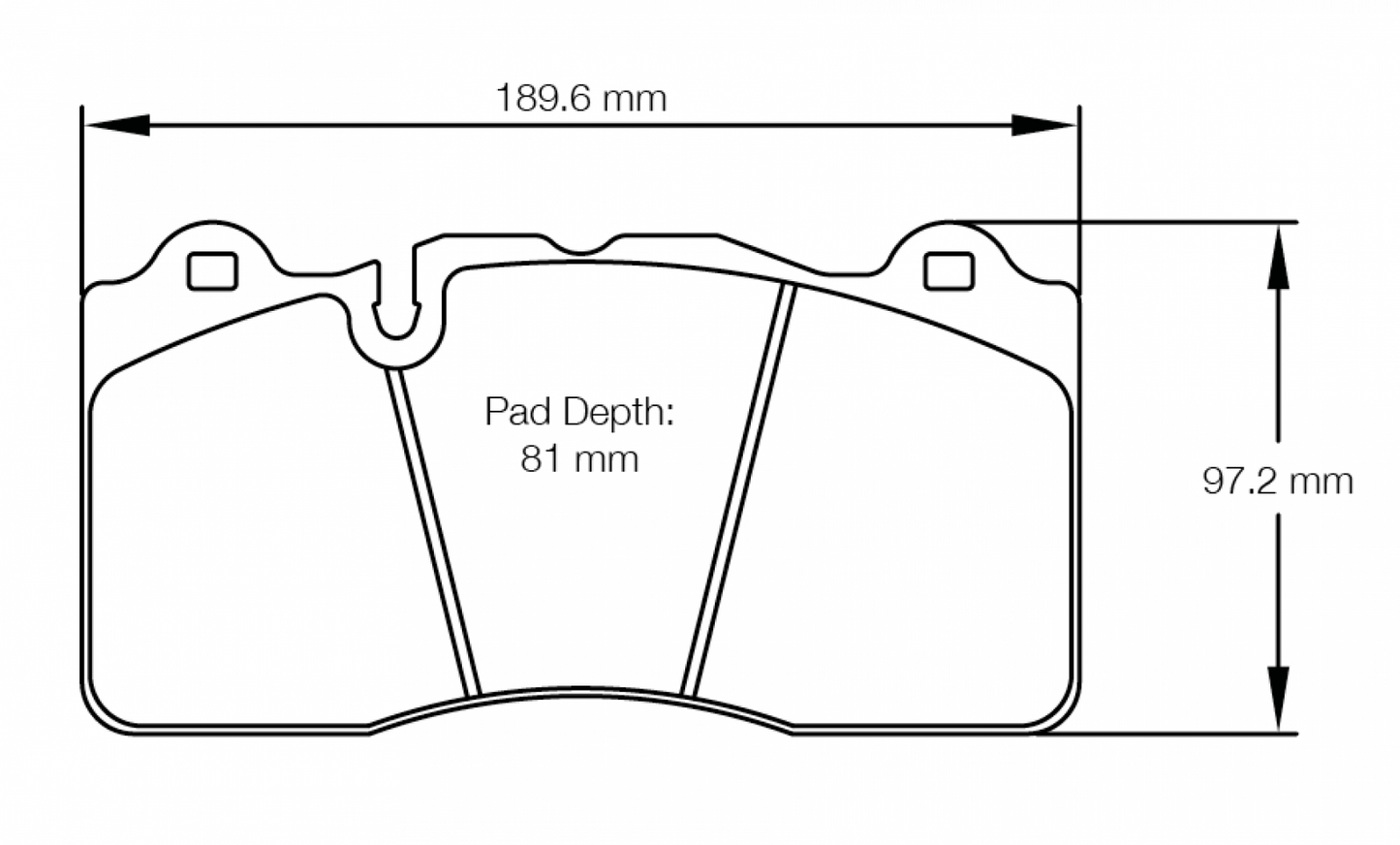 PAGID Racing Pagid Racing 8253 RSC1 Compound Brake Pads 8253-RSC1