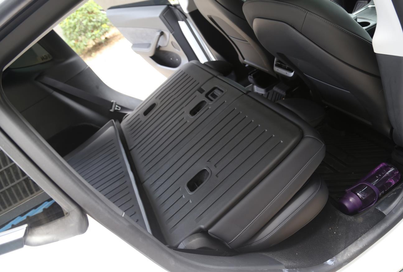 LinerX Second Row Seats Back Cover Mats for 2020-2025 Tesla Model Y - High Performance (5 or 7 Seater)