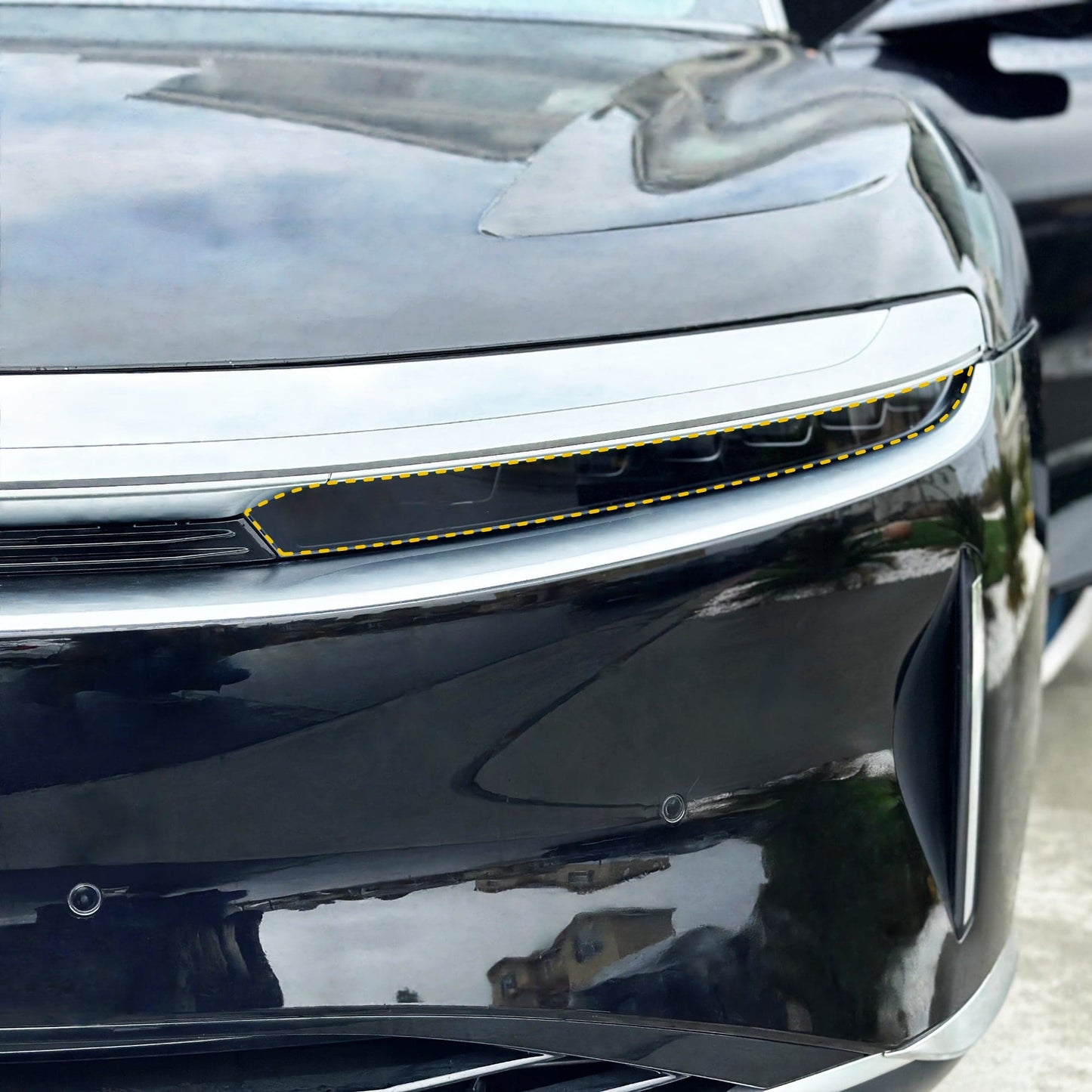 Headlights & Tail Lights | Clear & Tinted PPF for Lucid Air