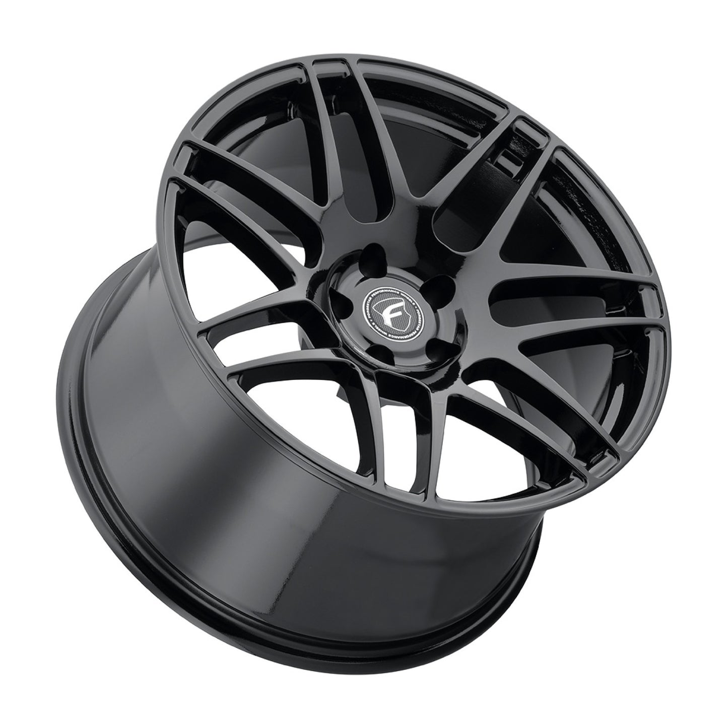 Forgestar 22x12 F14SD 5x112 ET25 BS7.5 Gloss BLK 66.56 Wheel F35122044P25