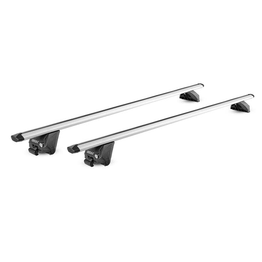 47" Roof Rack Cross Bars Luggage Carrier fits Flush Rail Aluminium Silver 2x