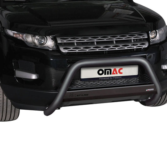 OMAC Bull Bar Push Front Bumper for Land Rover Range Rover Evoque 2012-2015 Black 6005MSBB092B