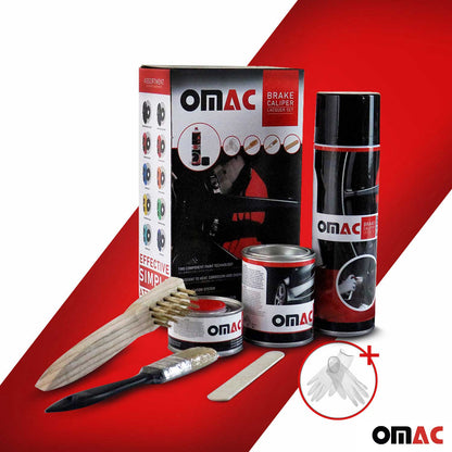OMAC Brake Caliper Epoxy Based Car Paint Kit¬†Texas Red Matt High-Temp 96AA1012M
