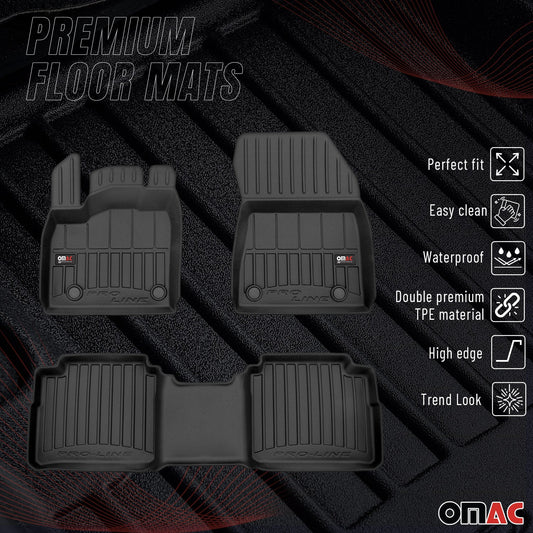 2021-2026 Nissan Rogue Premium Floor Mats Liners Full Set All Weather Heavy Duty