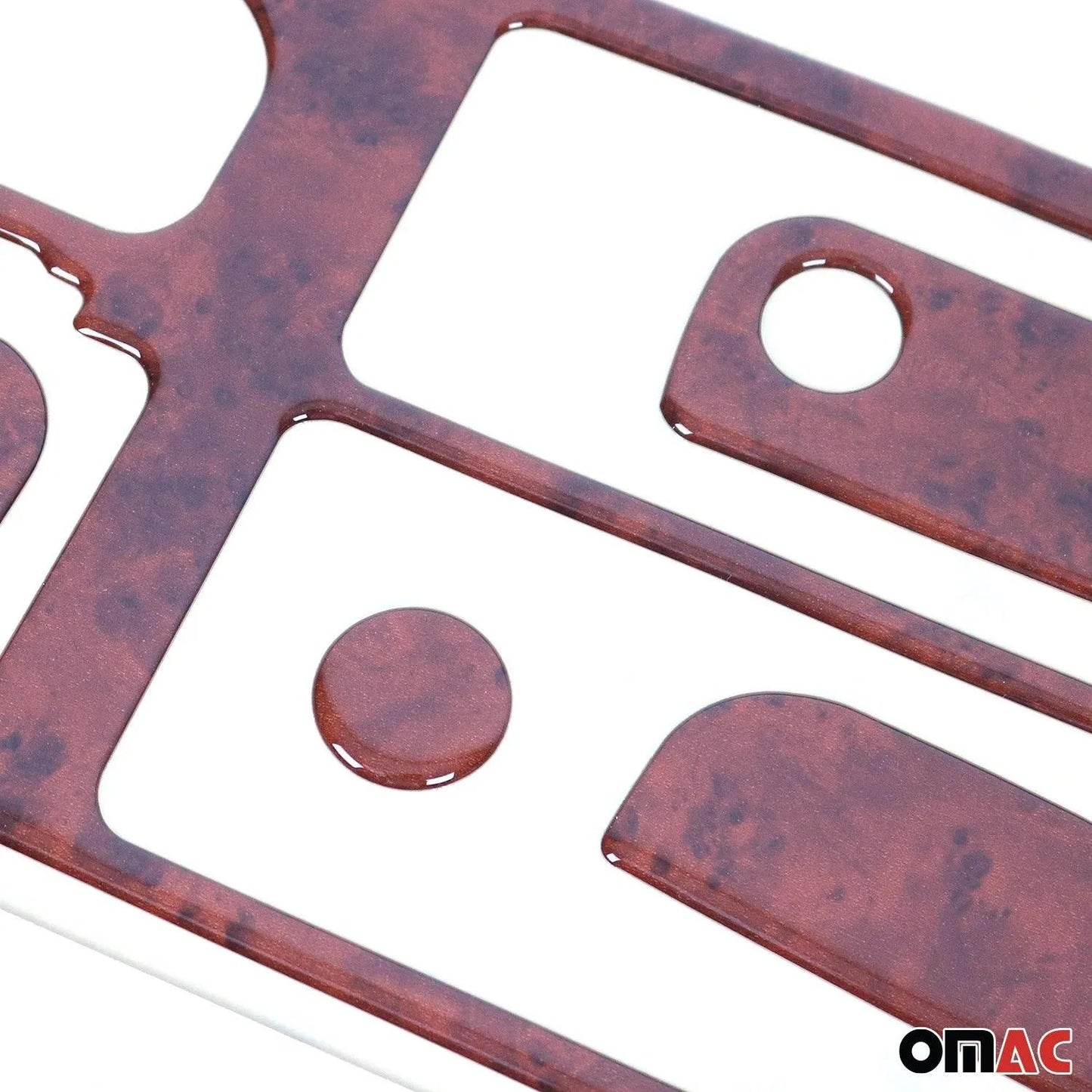 2015-2025 Ford Transit Wooden Look Dashboard Console Trim Kit 30 Pcs