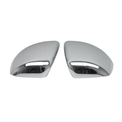 OMAC Side Mirror Cover Caps Fits Ford Transit Connect 2014-2019 Chrome Silver 2 Pcs 2627112